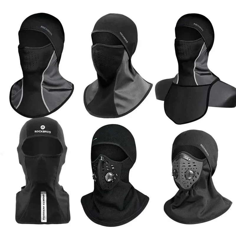 Crafted Windproof Thermal Fleece Ski Mask – Full Face Cover Balaclava for Snowboarding Cycling Smooth