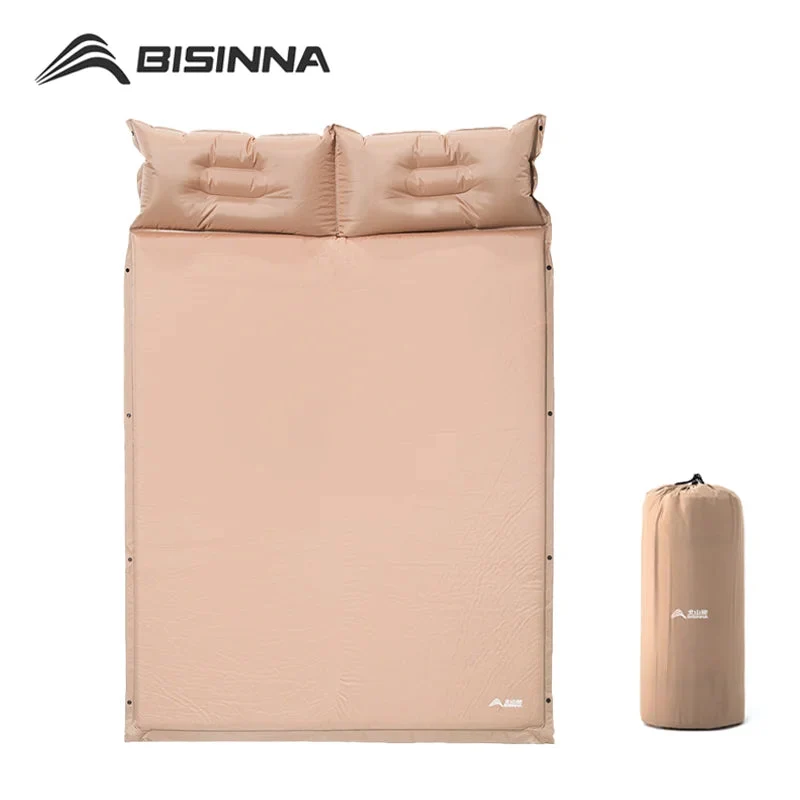 Eco-Friendly Self-Inflating Camping Mattress – Ultralight Splicable Sleeping Pad for Hiking Travel Outdoor Use Recyclable