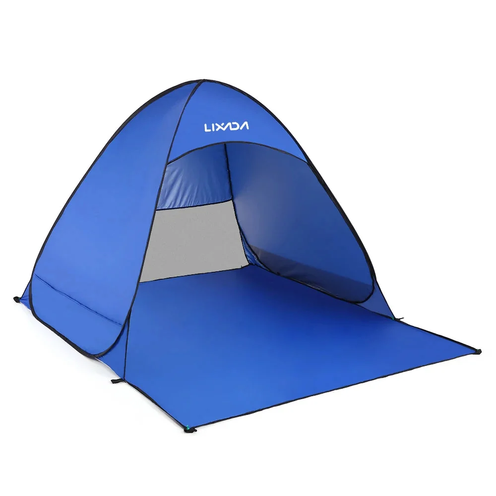 Easy-to-Use Instant Pop-Up Beach Tent – Lightweight UV Protection Sun Shelter for Camping Outdoor Travel 1–2 Person Traditional
