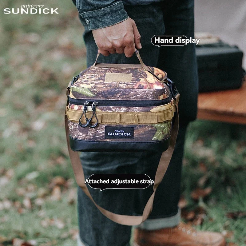 Carefully Designed Insulated Camping Bowl Cup Set Storage Bag Lightweight Dependable