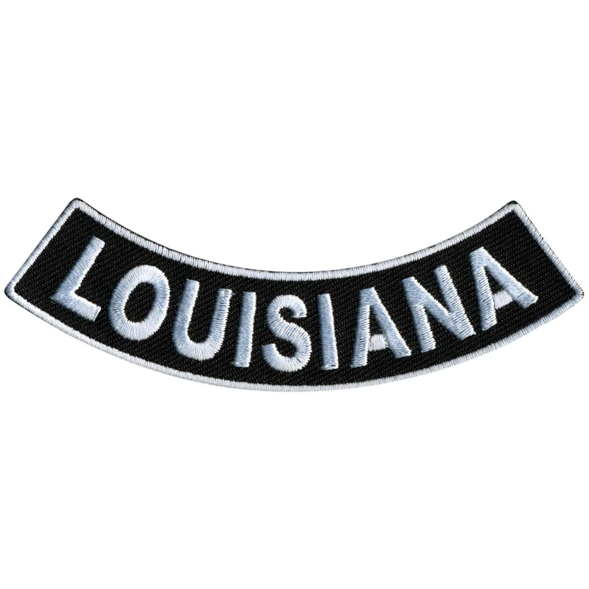 Sophisticated Hot Leathers Louisiana 4 X 1 Bottom Rocker Patch PPM5036 Innovative