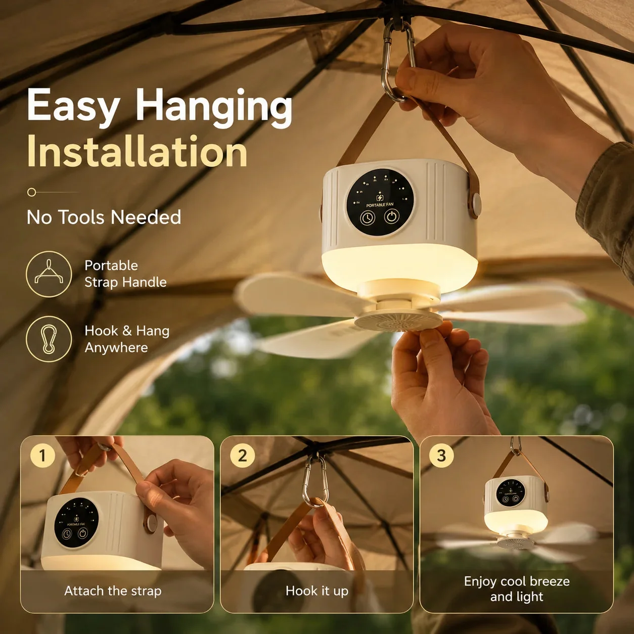Casual Portable Rechargeable Ceiling Fan – Wireless USB Hanging Fan LED Light Remote Portable Rechargeable Ceiling Fan – Wireless USB Hanging Fan with LED Light Remote Control Green