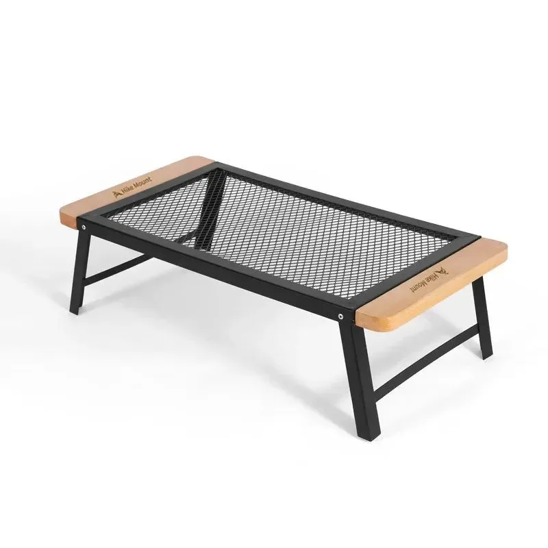 Genuine Mesa plegable con malla mesa ligera para comer y hacer picnic al aire libre fácil de transportar y guardar. Fine