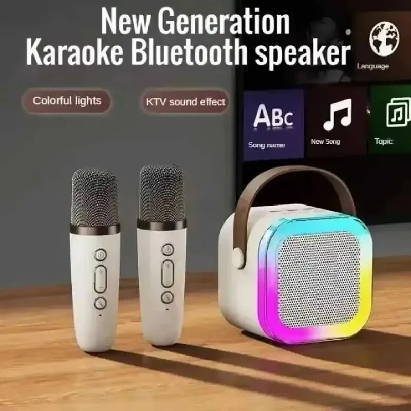 Stylish Sistema de altavoces portátil Bluetooth K12 con micrófonos inalámbricos duales Optimized