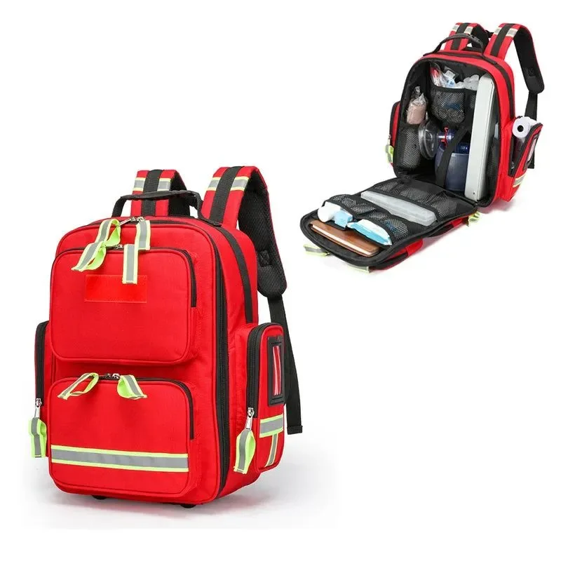 Comfortable Mochila de rescate de emergencia con botiquín de primeros auxilios gran capacidad de almacenamiento para acampar al aire libre y sobrevivir. Advanced