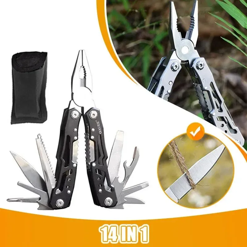 Certified Alicates multiherramienta de bolsillo equipo táctico versátil para exteriores caza y supervivencia. High-Quality