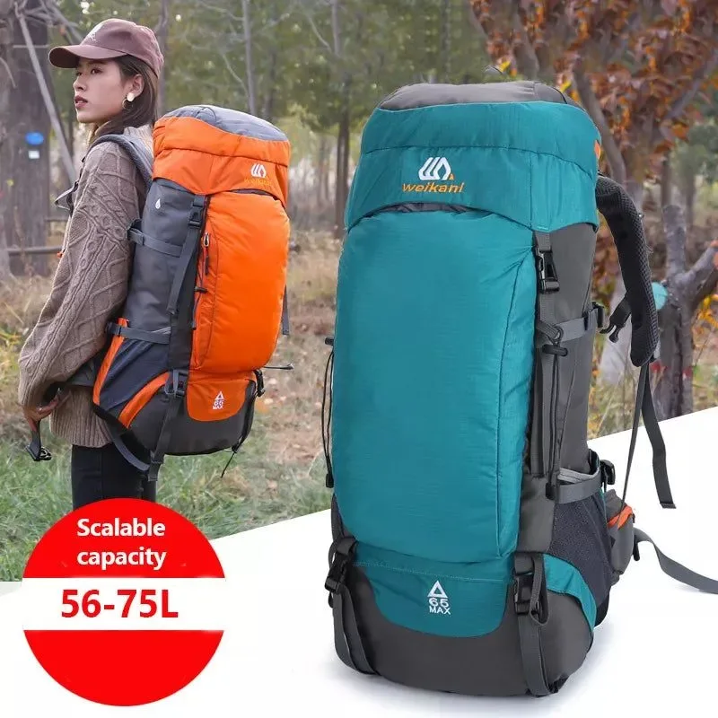 Casual Mochila impermeable de camping de 65 l bolsa de gran capacidad para escalada y senderismo al aire libre i para montañismo y trekking. Convenient