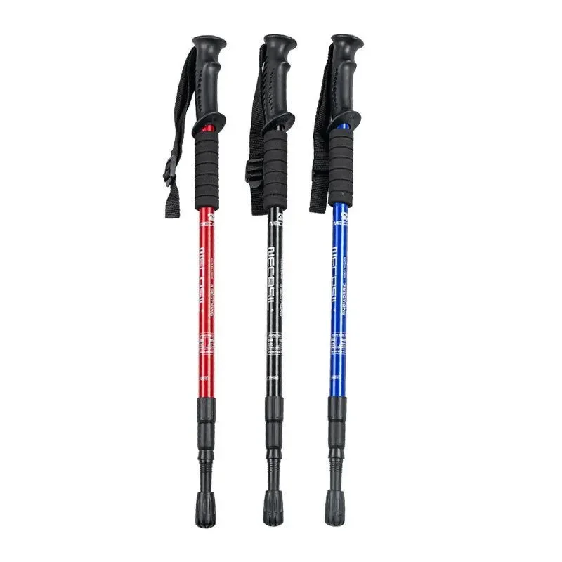Excellent Bastones de marcha nórdica ultraligeros ajustables y antideslizantes bastones telescópicos para senderismo para adultos Minimalist