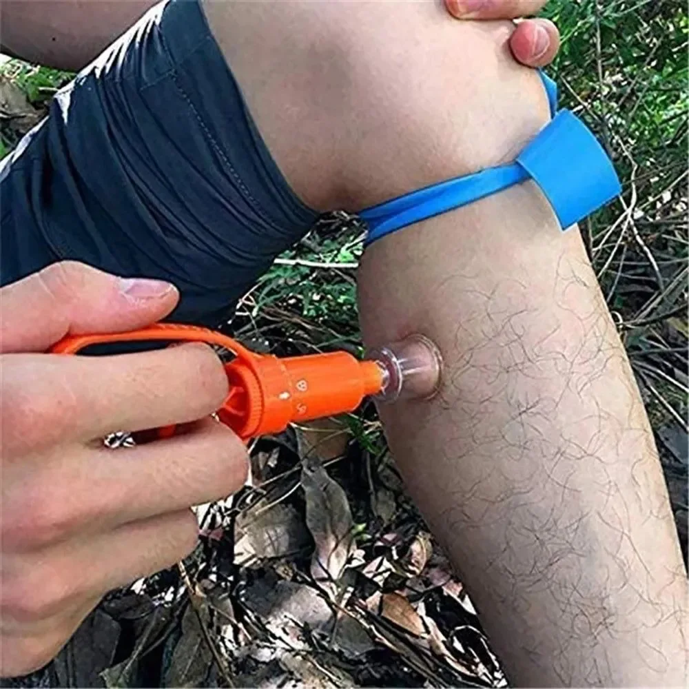 Verified Bomba extractora de veneno para exteriores – Botiquín de primeros auxilios para picaduras de serpientes mosquitos y abejas – Bomba de succión al vacío de supervivencia para camping y senderismo Proven