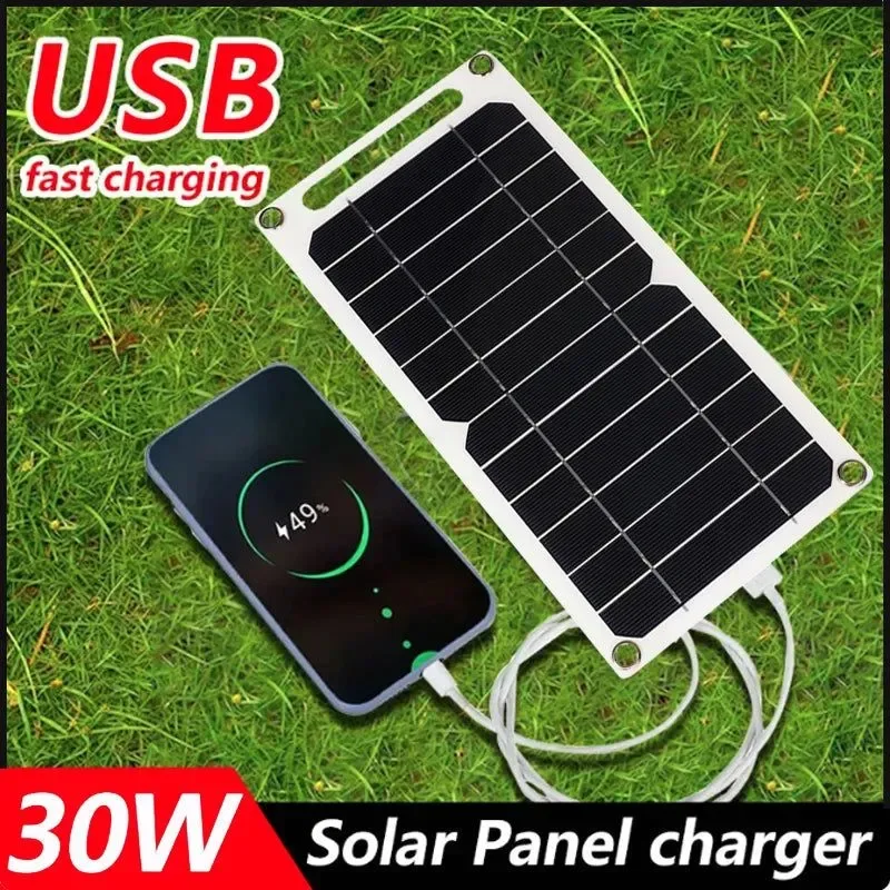 Contemporary Kit de cargador USB de 5 V y panel solar de 30 W sistema solar completo para cargar teléfonos móviles baterías externas y relojes durante caminatas al aire libre. Unique