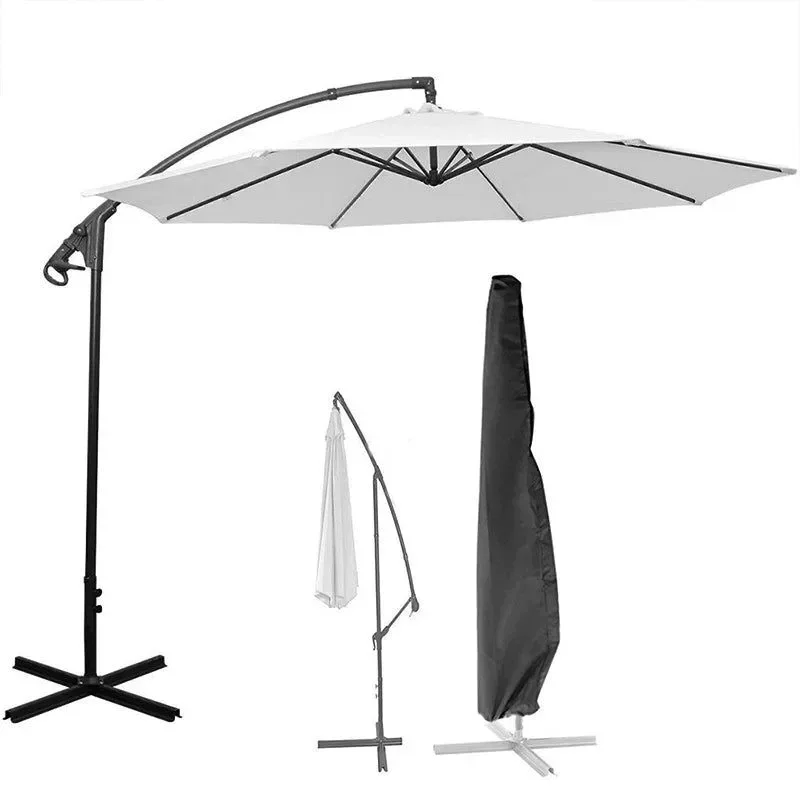 Convenient Funda para sombrilla de exterior impermeable a prueba de polvo voladiza para jardín patio protector de sombrilla Artisan