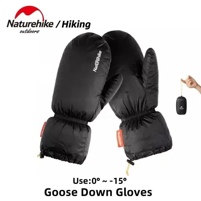 User-Friendly Guantes de plumón de ganso blanco para deportes de invierno Selected