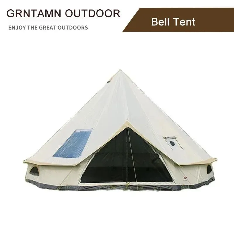 Fine Tienda de campaña de pared para yurta impermeable para 4 estaciones con techo y estufa de leña Excellent