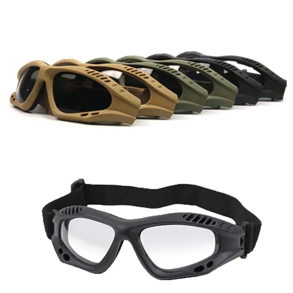 Smart Gafas tácticas militares resistentes al viento y al polvo ies para senderismo esquí y ciclismo. Authentic