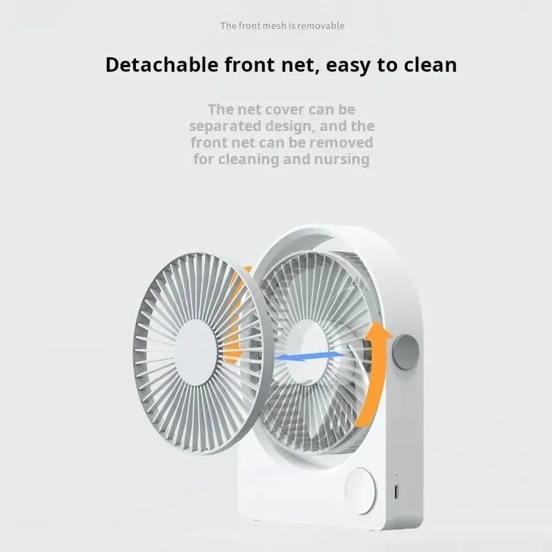 Exceptional Ventilador de escritorio portátil de 2000 mAh tres velocidades silencioso i para oficina viajes y camping. Recyclable
