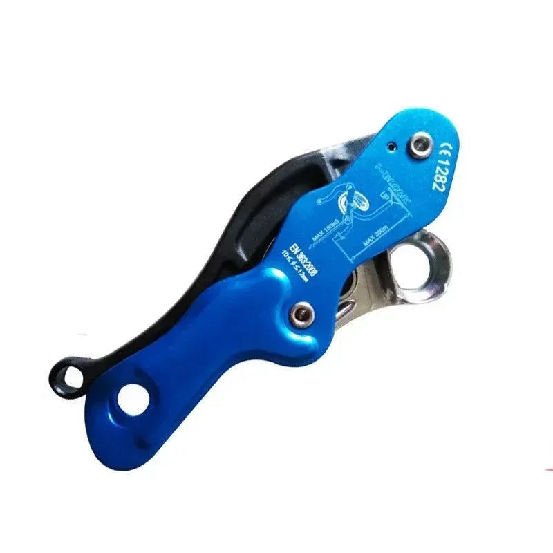 Consistent Ascensor y descensor de rápel para equipo de escalada para cuerdas de 10-12 mm capacidad de 150 kg 330 lb Professional
