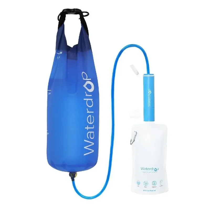 Top-Quality Pajita filtrante de agua por gravedad Waterdrop purificador de agua portátil para camping i para supervivencia y viajes Excellent