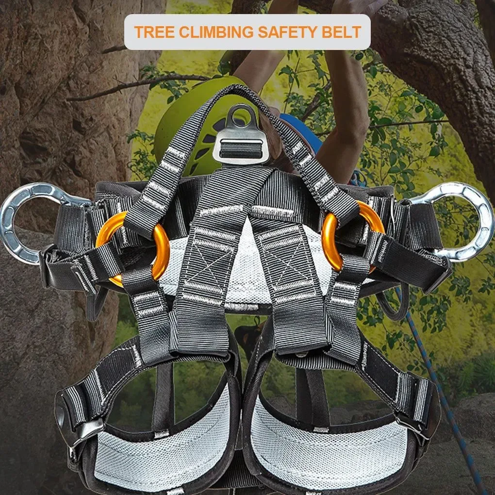 Outstanding Arnés de escalada profesional – Cinturón de seguridad ajustable para protección contra caídas Recyclable
