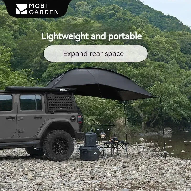 Prestigious Tienda de campaña lateral para coche MOBI GARDEN – Toldo de camping con acoplamiento para SUV 8㎡ Toldo avanzado para exteriores Effective