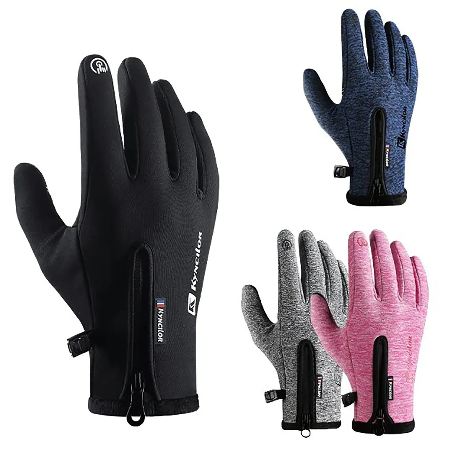 Safe Touchscreen Waterproof Winter Cycling Gloves Full Finger Sports Riding Gloves Mountaineering Camping Trusted