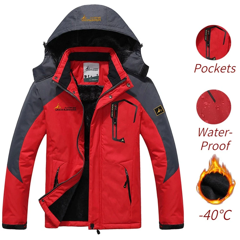 Easy-to-Use Men s Winter Parka Jacket – Thick Warm Windproof Military Style Coat for Cold Weather Exceptional