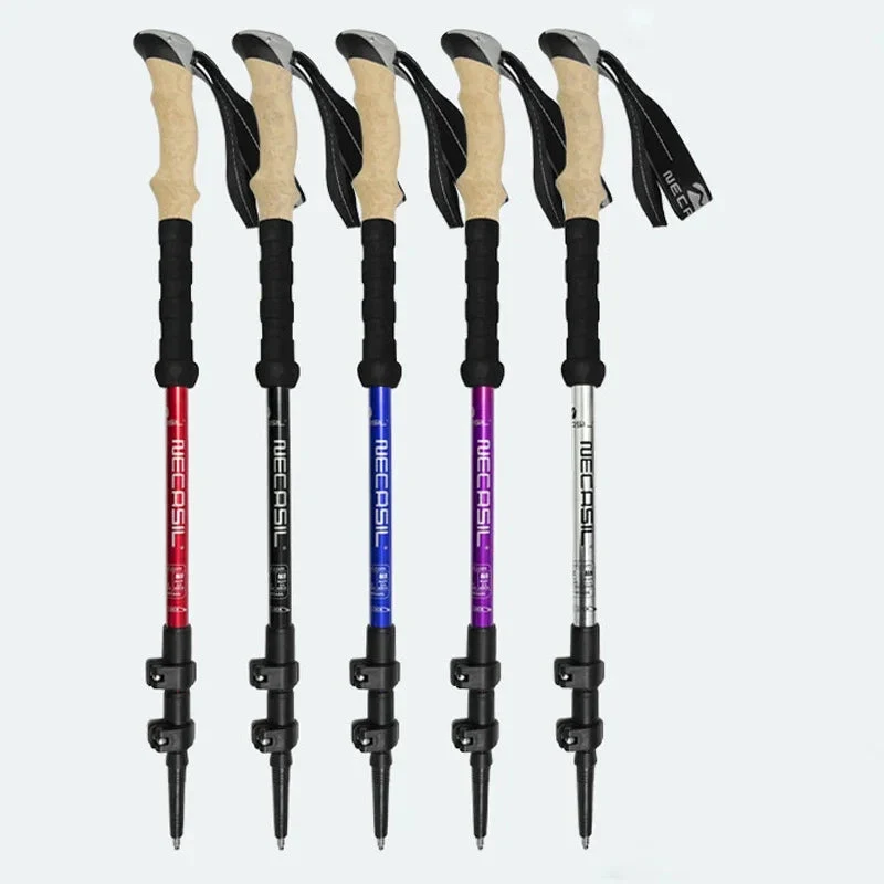 Smart 2PCS Ultralight Trekking Poles – Adjustable Aluminum Hiking Walking Sticks with Quick Lock System Elite