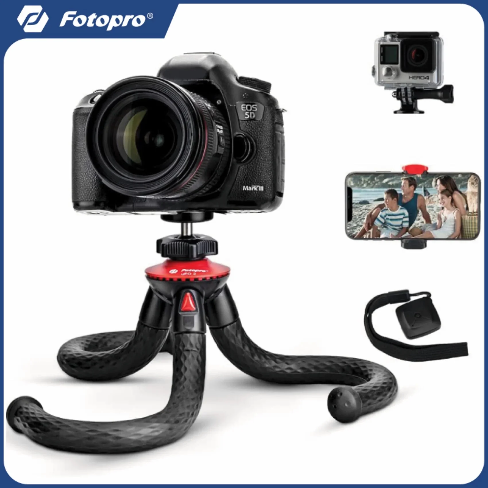 Smooth Flexible Tripod for iPhone Camera – Travel Phone Tripod Stand with Bluetooth Remote for Live Streaming Video Flexible Tripod for iPhone Camera – Travel Phone Tripod Stand with Bluetooth Remote for Live Streaming Video Genuine
