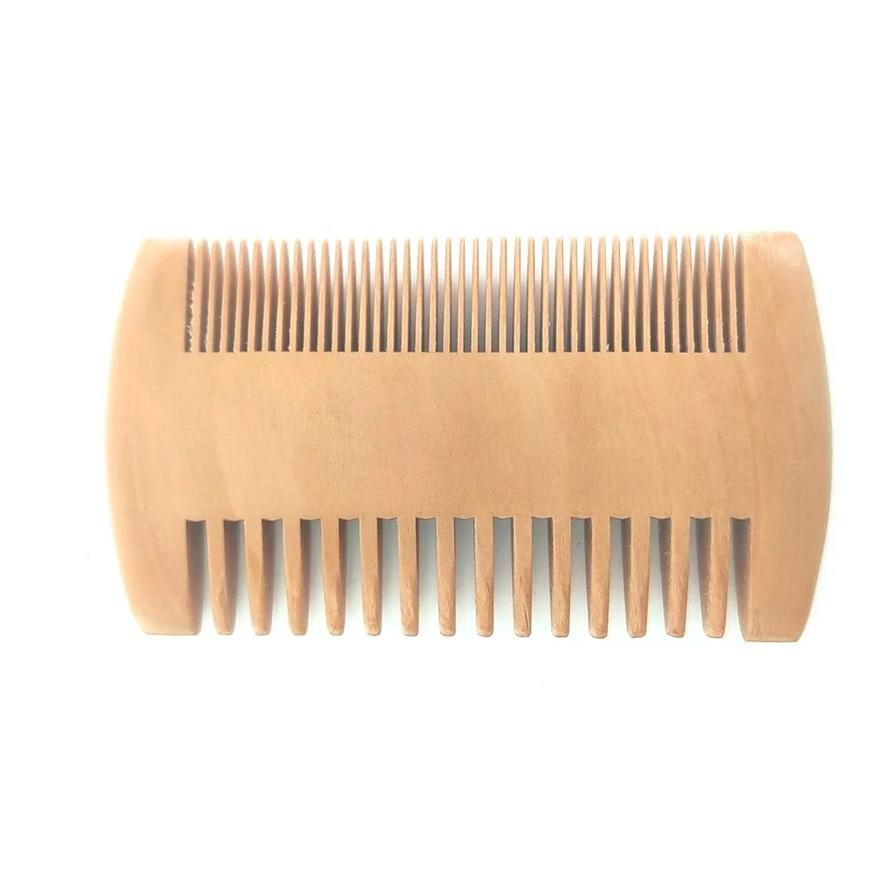 Consistent Double-sided Pearwood Beard Comb Secure