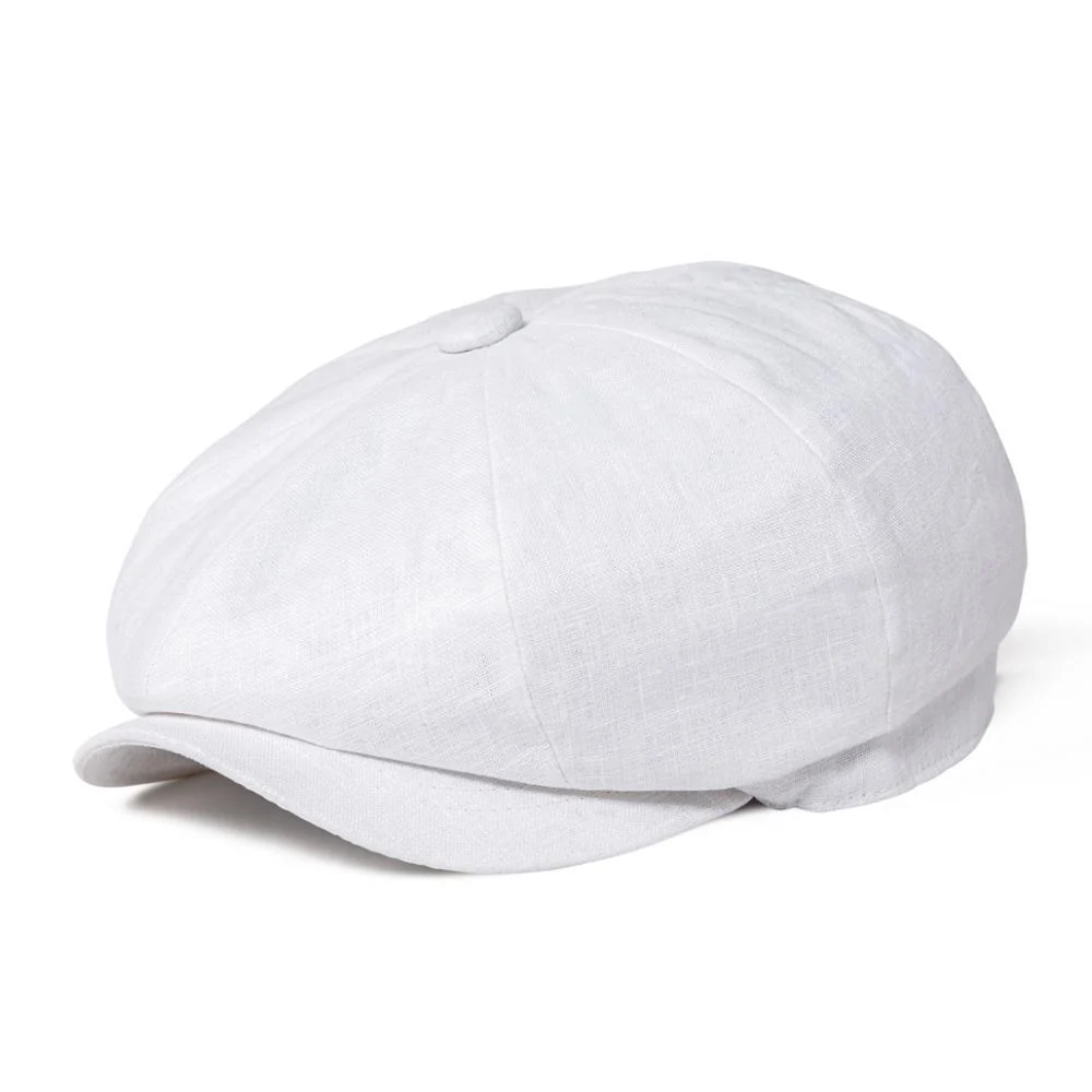 Next-Generation Linen Newsboy Cap Efficient