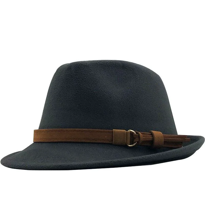 Powerful Wool Felt Trilby Hat Natural