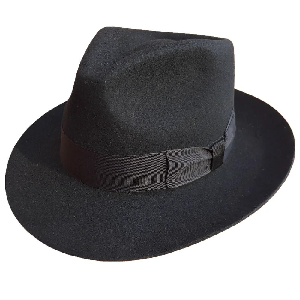 Authentic Pietro Wool Felt Fedora Hat Trendy