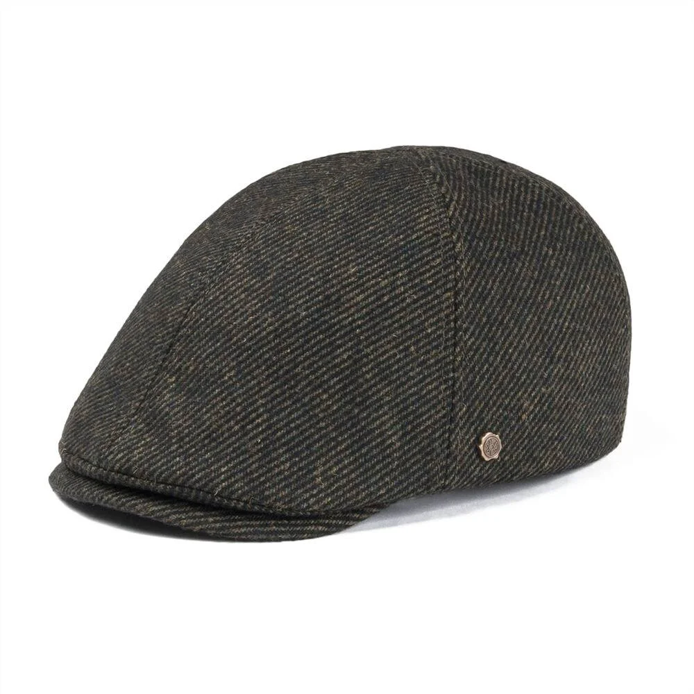 Advanced Wool Twill Flat Cap Smart