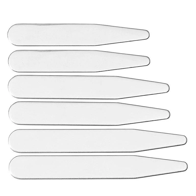 Consistent 6 Pcs Stainless Steel Collar Stays High-Quality