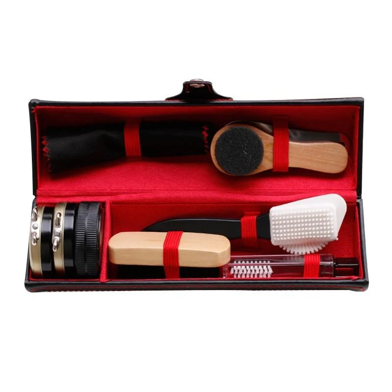 Sustainable Leather Shoe Shine Cleaning Set 9pcs Proven