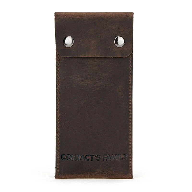 Artisan Leo Cowhide Leather Single Watch Travel Case Premium