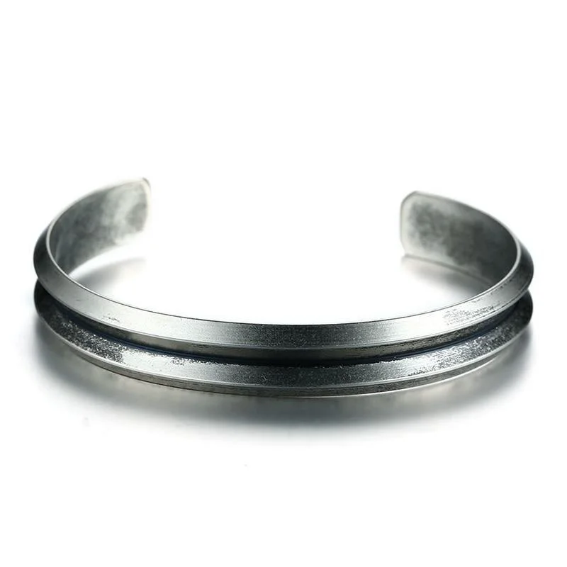 High-Grade Nicklas Stainless Steel Cuff Bracelet Elegant