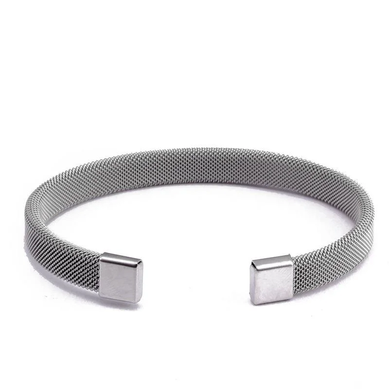 Soft Claudio Minimalist Mesh Cuff Bracelet Exclusive