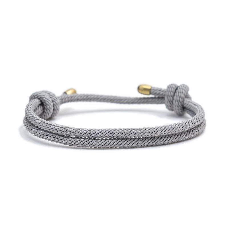 Genuine Ulf Minimalist Double Rope Bracelet Elegant