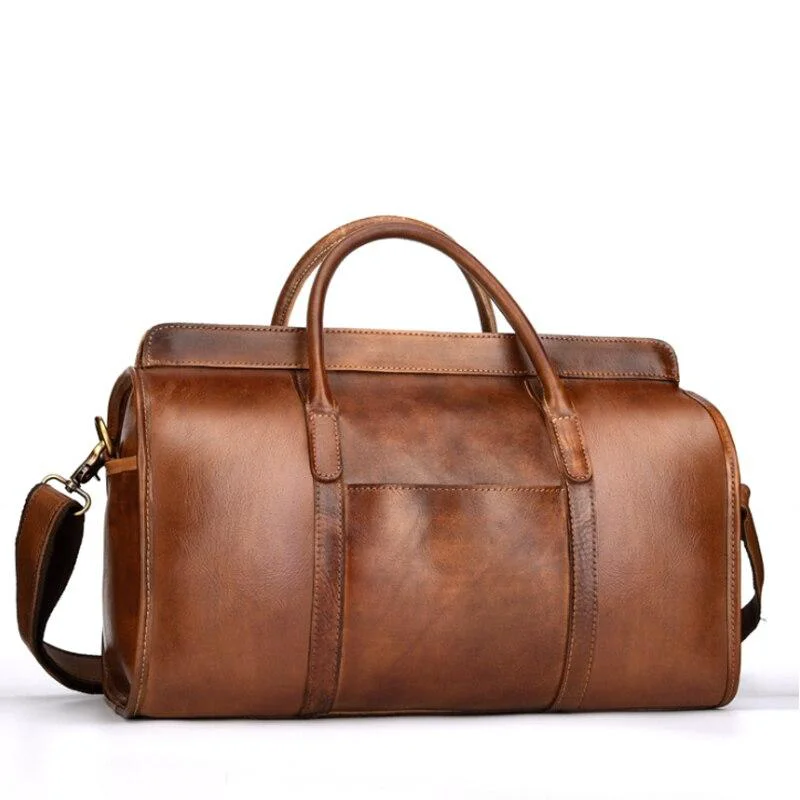 Effective Noah Cow Leather Duffel Bag Sophisticated