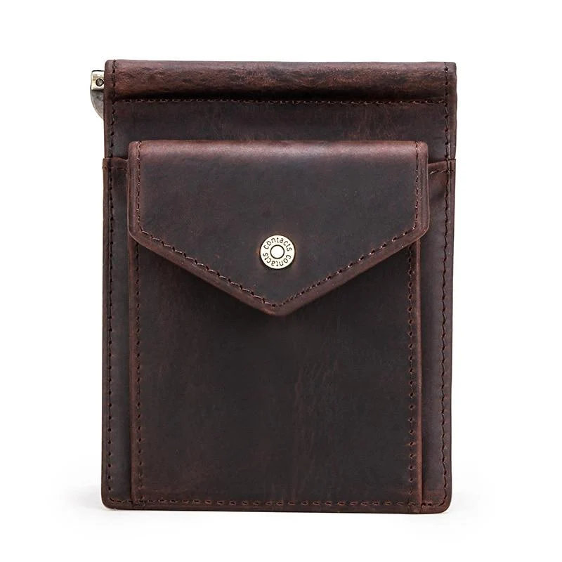 Official Federico Cow Leather Money Clip Wallet RFID Superior