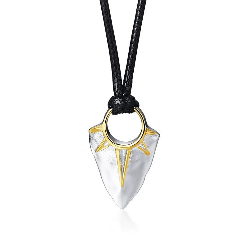 Carefully Designed Collar Colgante Diente Hawaiano Acero Inoxidable Innovative