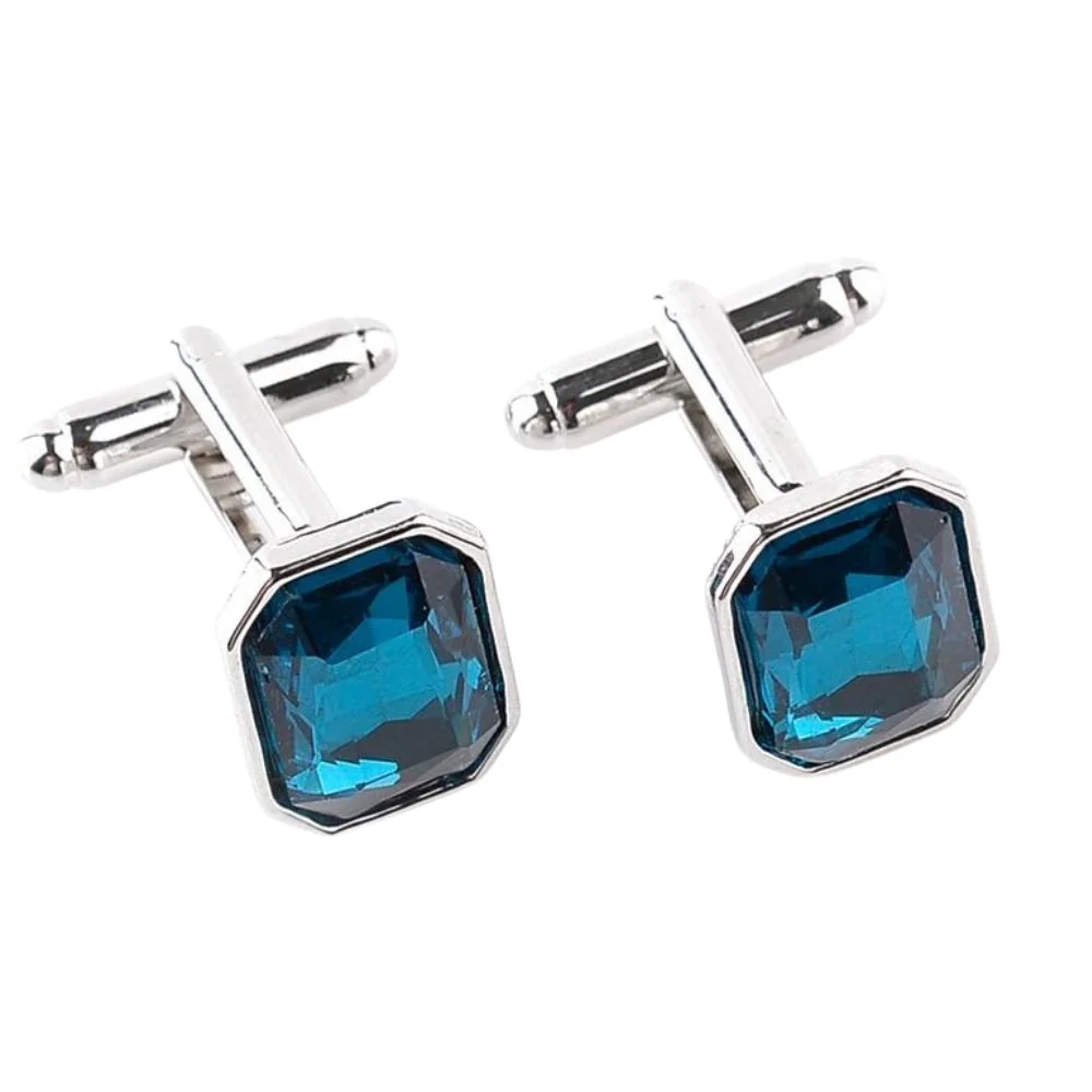 Classic Gemelos de cristal azul profundo High-Grade