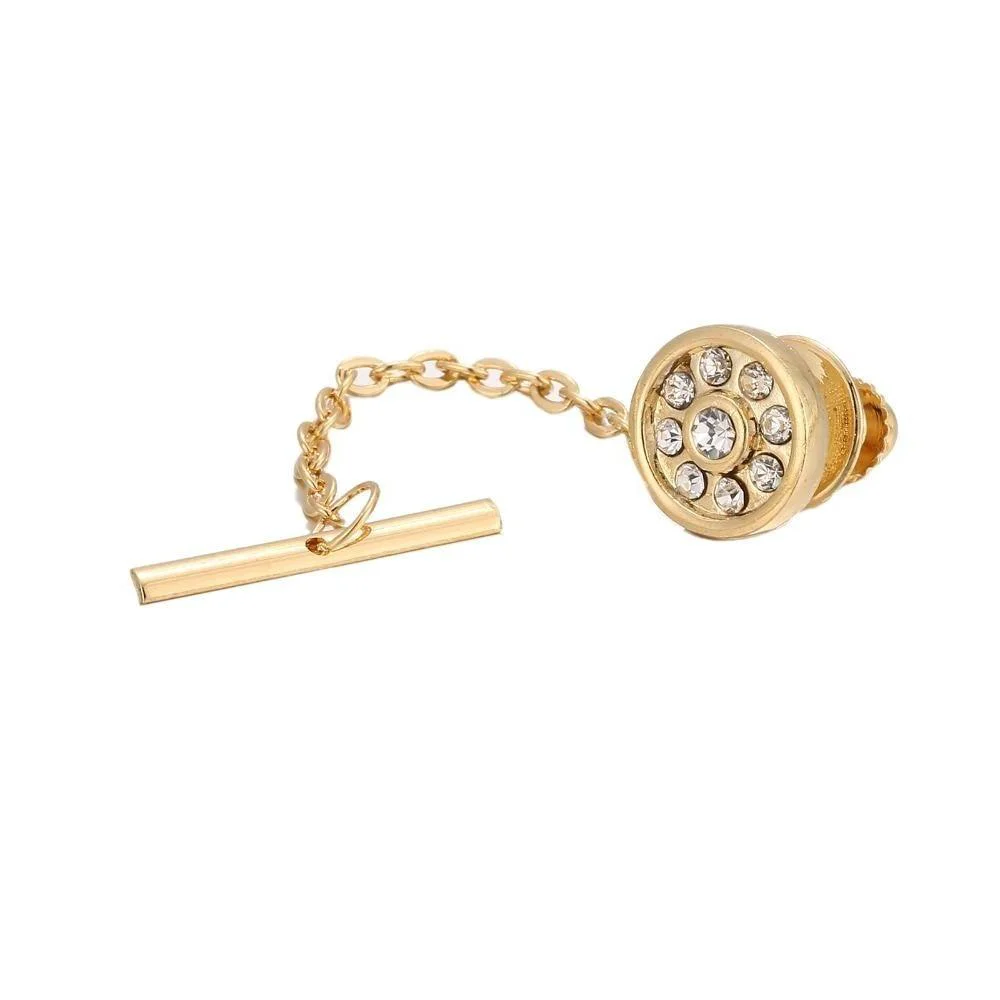 Elite Alfiler de corbata Reloj de cristal Healthy