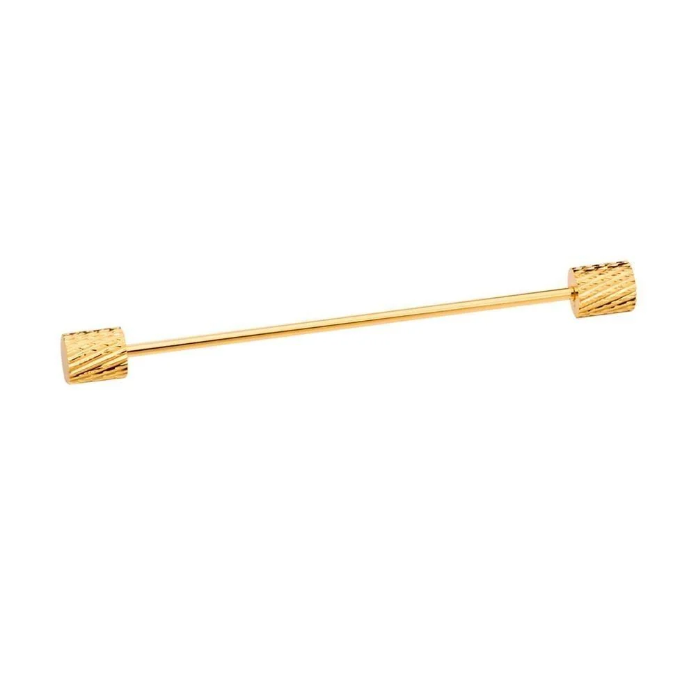 User-Friendly Collar grabado en tono dorado High-End