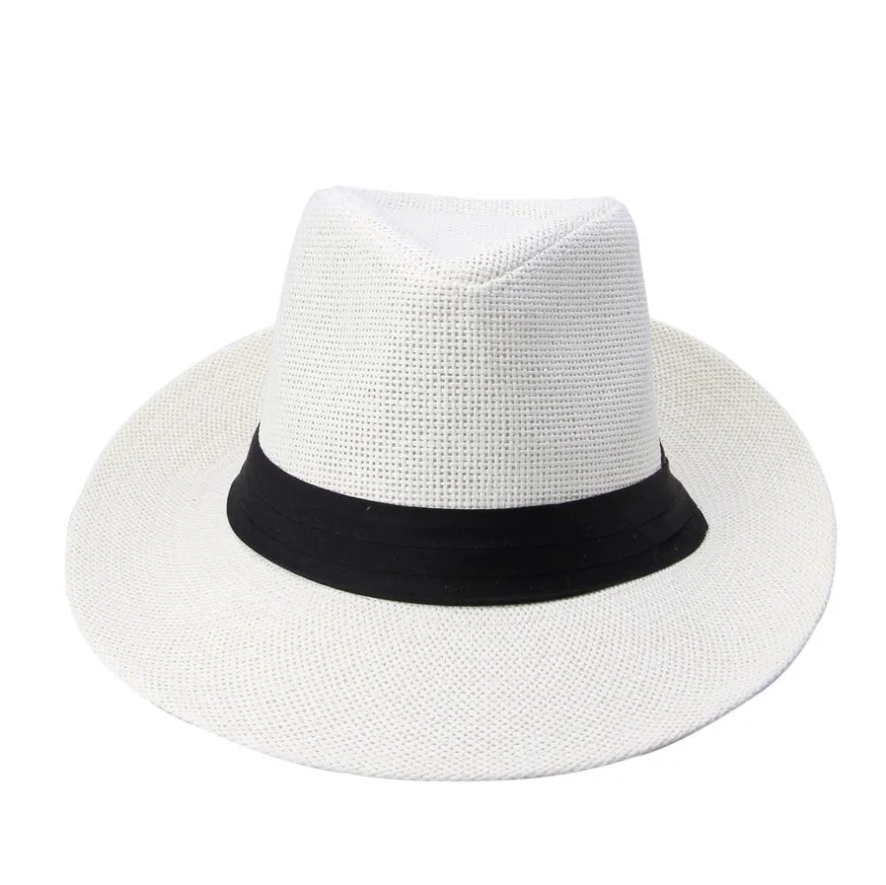 Consistent Cancun Panama Sombrero con cinta negra Breathable