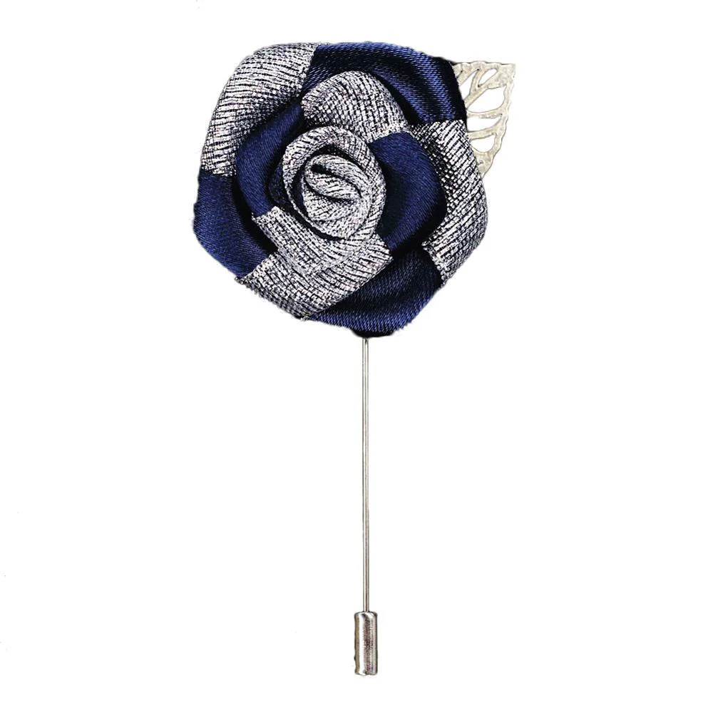 Environmentally Friendly Alfiler de solapa Rosa de plata Premium Material