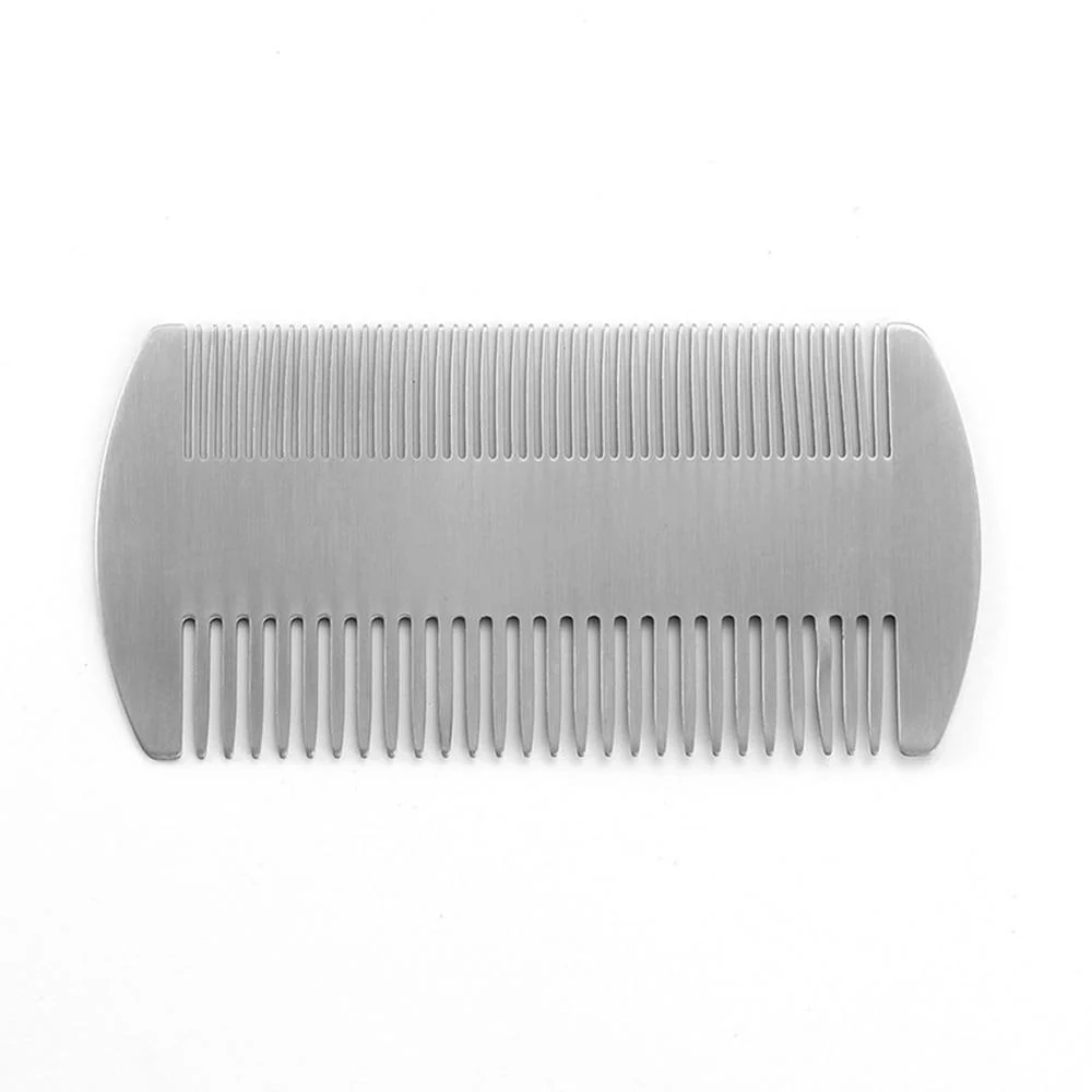 High-Performance Double-Sided Stainless Steel Beard Comb Professional
