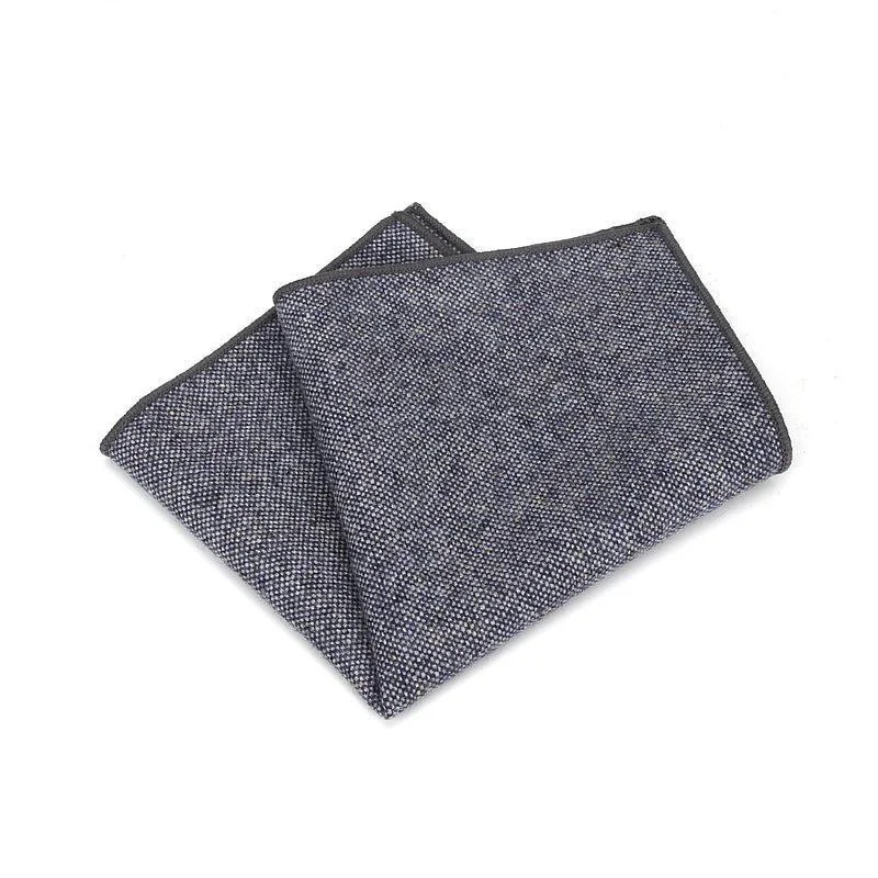 Carefully Designed Gordon Solid Wool Pocket Square Elegant