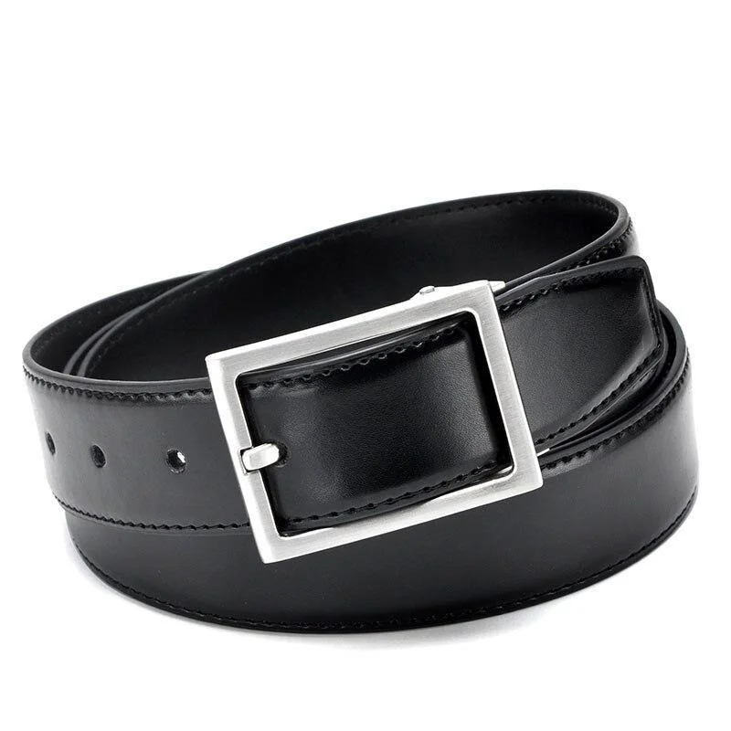 Elegant Sebastian Formal Cowhide Leather Belt Fine Crafted