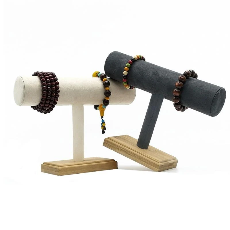 Functional Bamboo Wood Bracelet Holder Premium